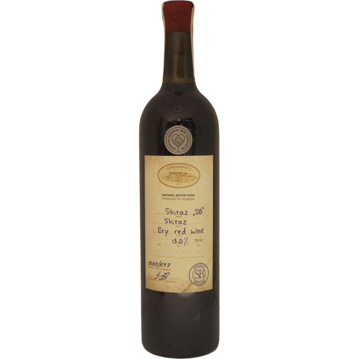 Червоне сухе натуральне вино Shiraz “Specially Bottled”